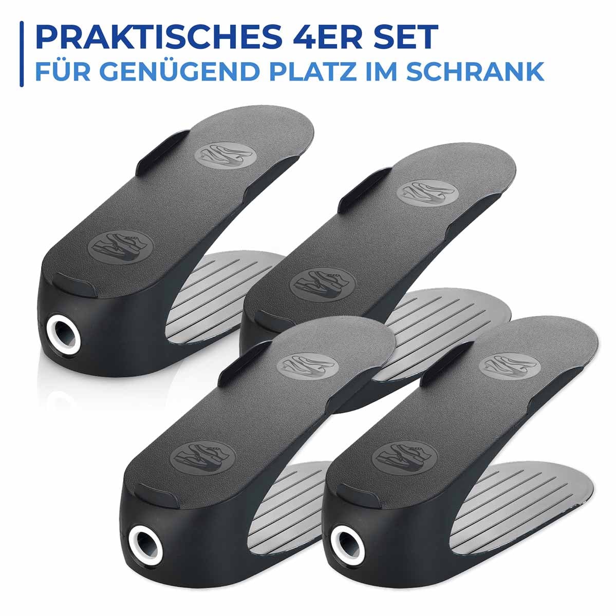Schuhhalter schwarz 4er Schuhhalter schwarz 4er