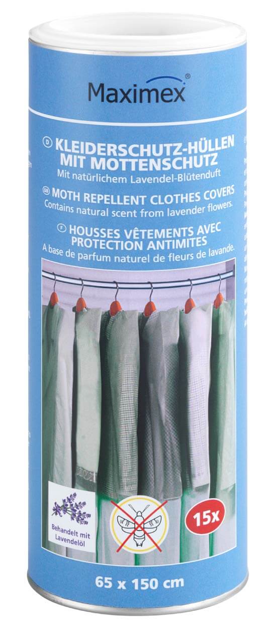 Kleiderschutz-Hüllen mit Mottenschutz+Aromaschutzbox 15er Kleiderschutz-Hüllen mit Mottenschutz+Aromaschutzbox 15er