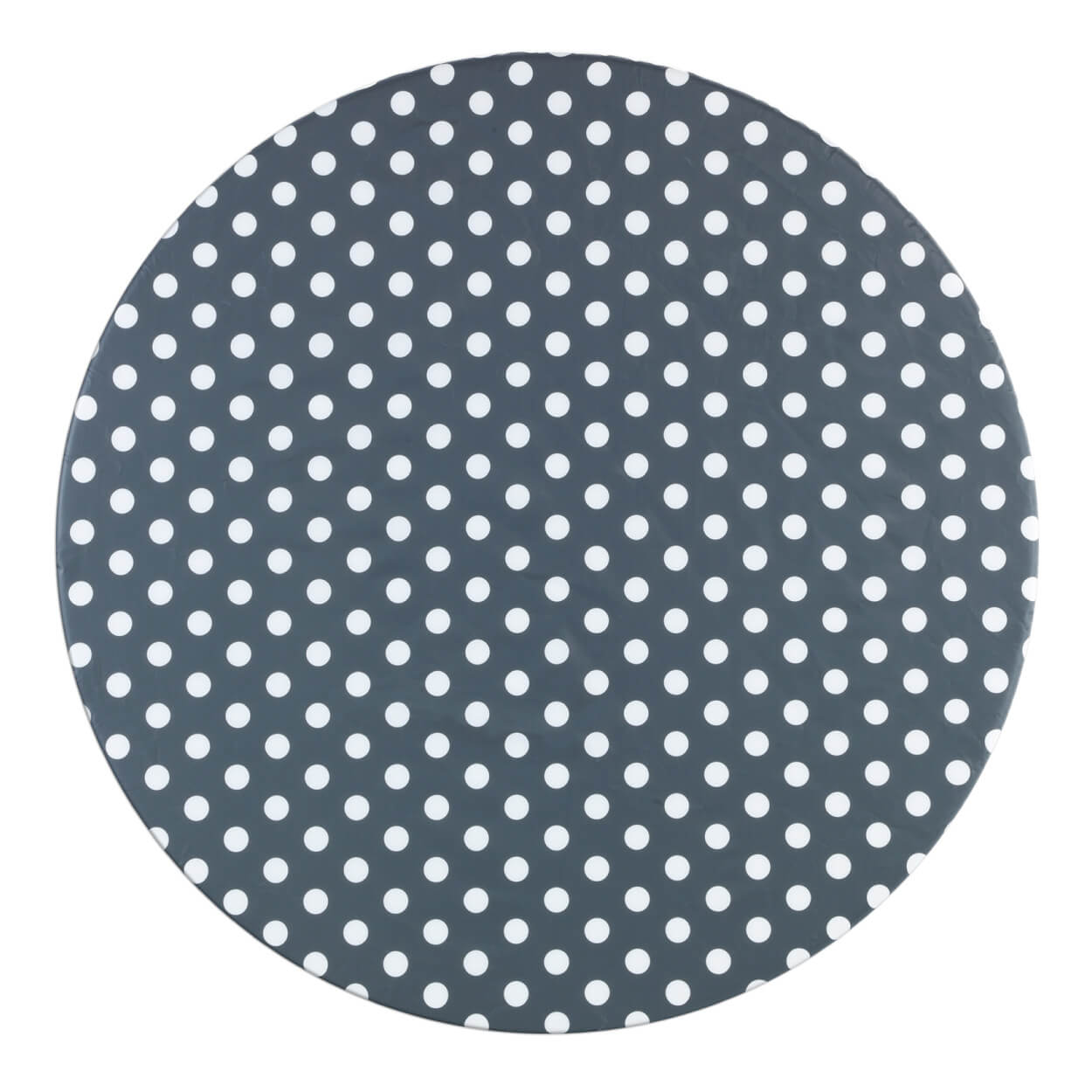 Spann-Tischdecke grau Punkte Spann-Tischdecke grau Punkte