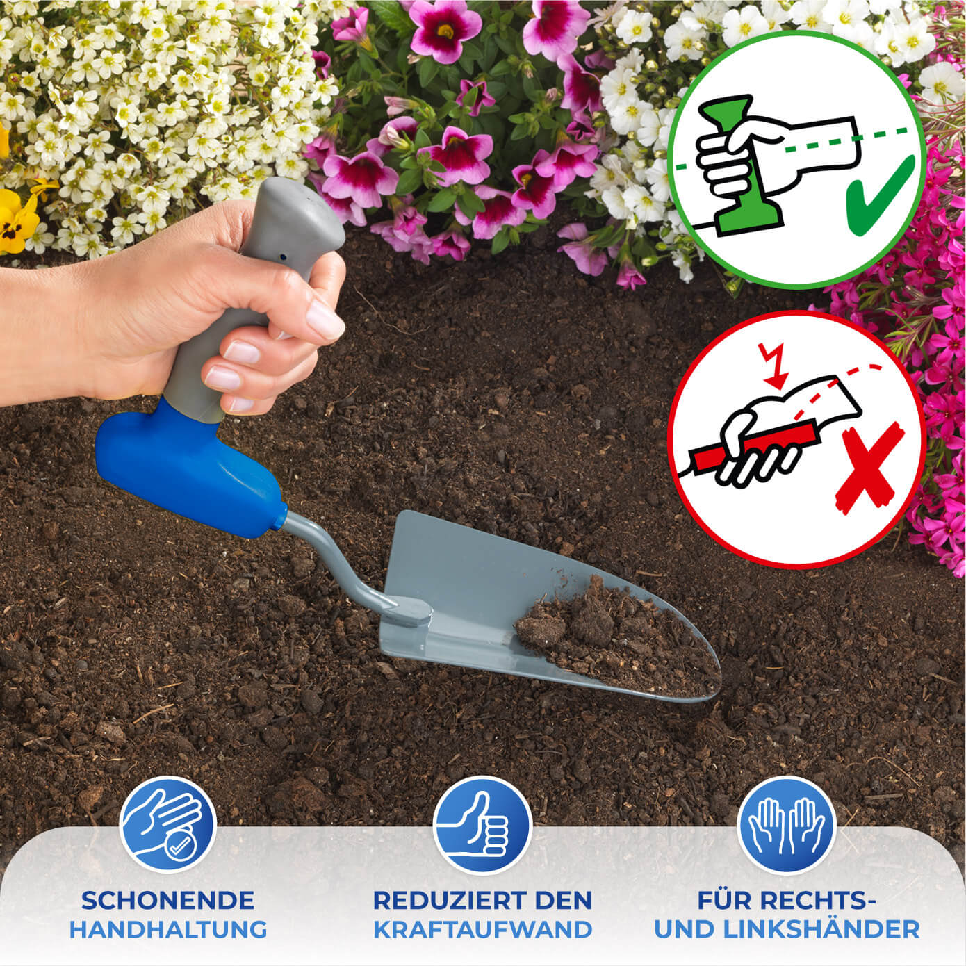 Ergonomisches Gartenset 3tlg.