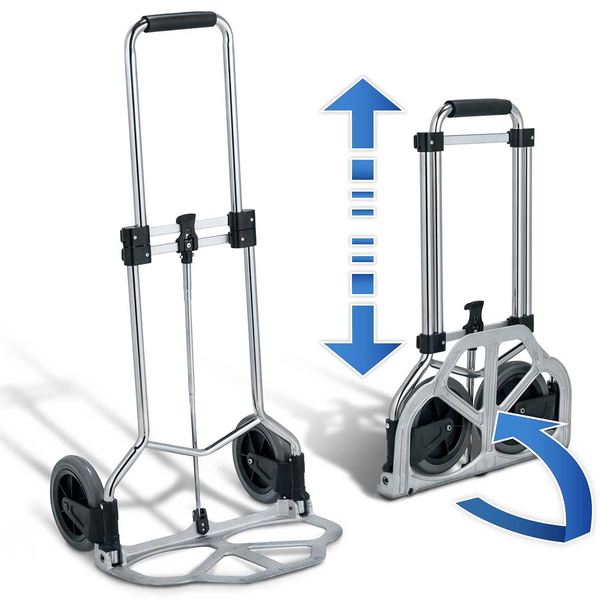 Transportkarren SLIM chrom Transportkarren SLIM chrom