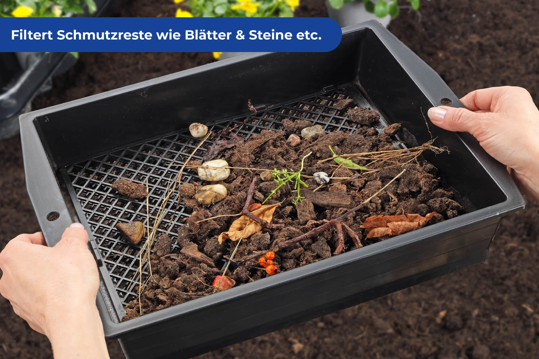 2in1 Gartensieb 2in1 Gartensieb