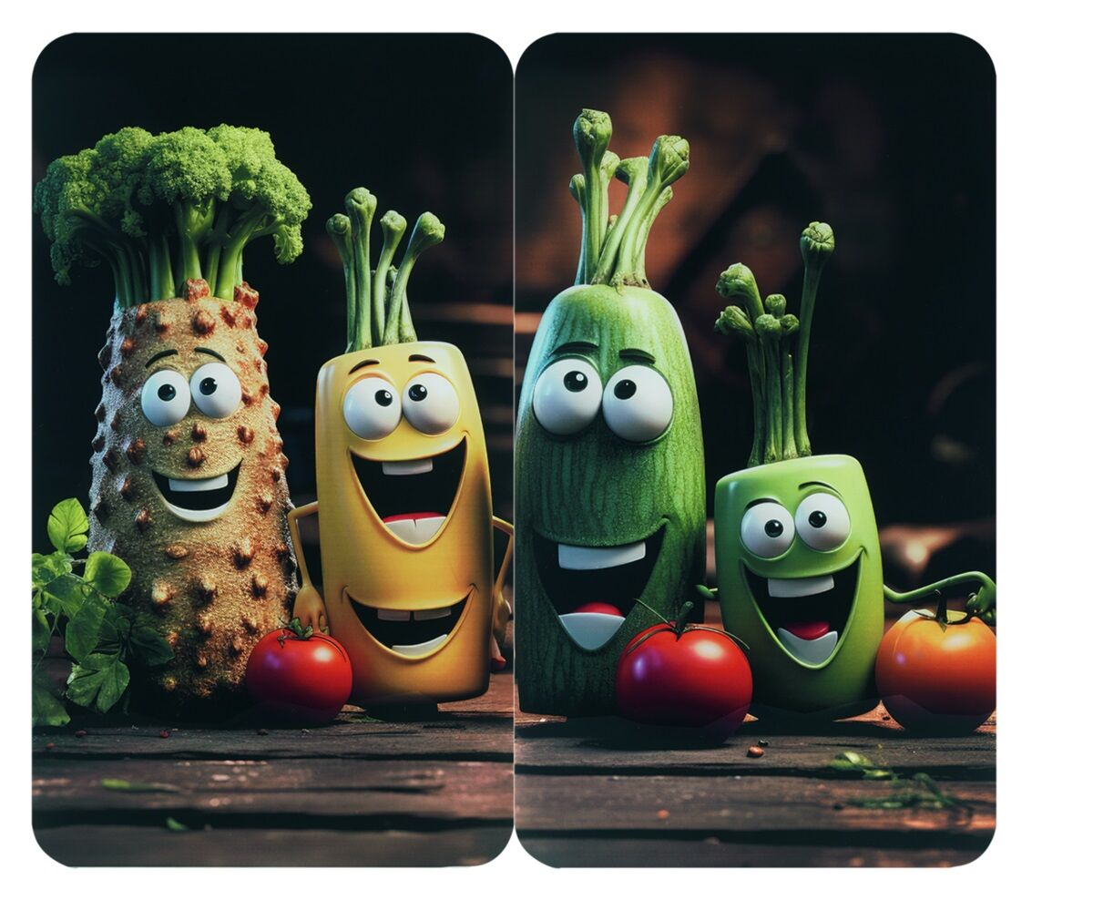 Cover universal 2pcs FUNNY VEGETABLES Cover universal 2pcs FUNNY VEGETABLES