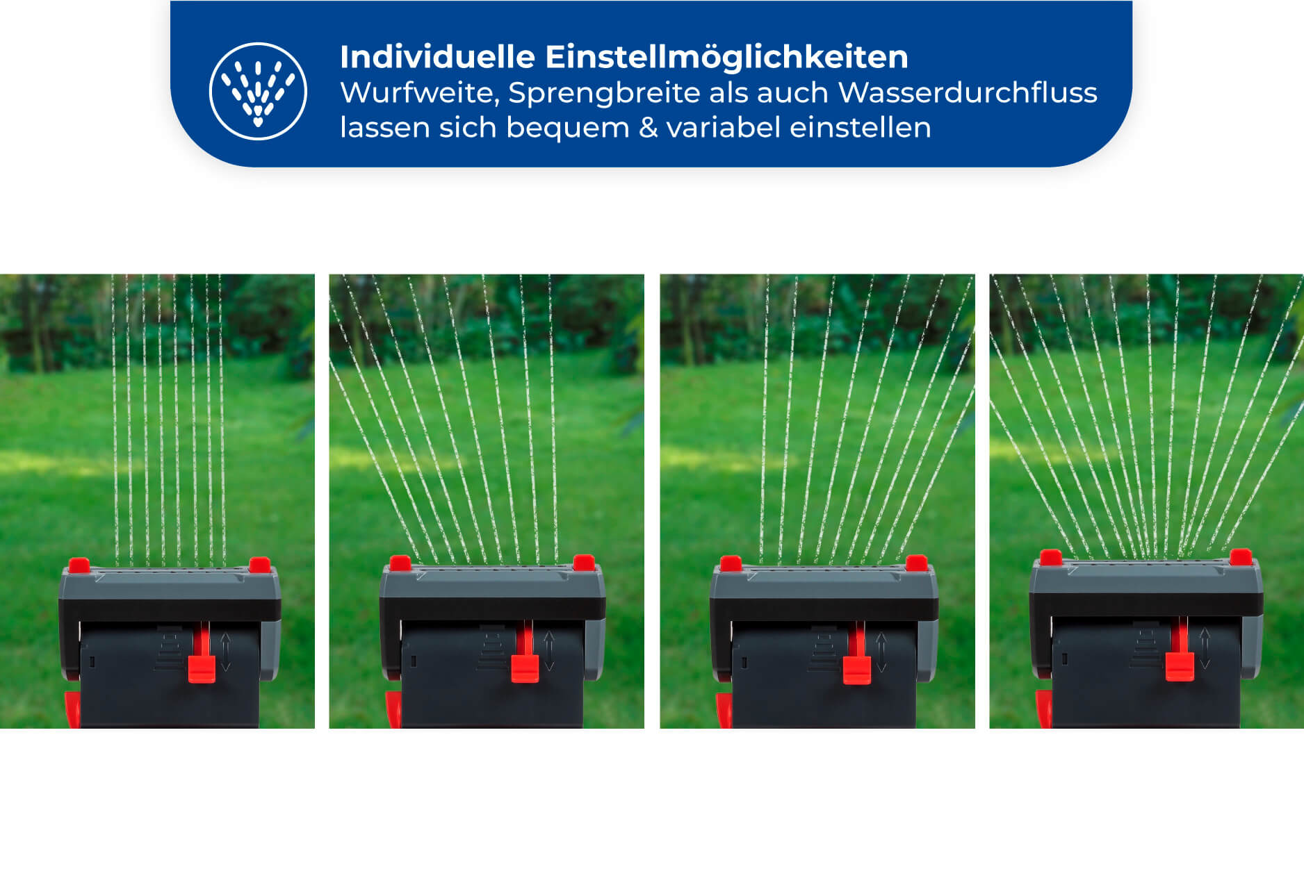 Viereck-Regner mit Timer