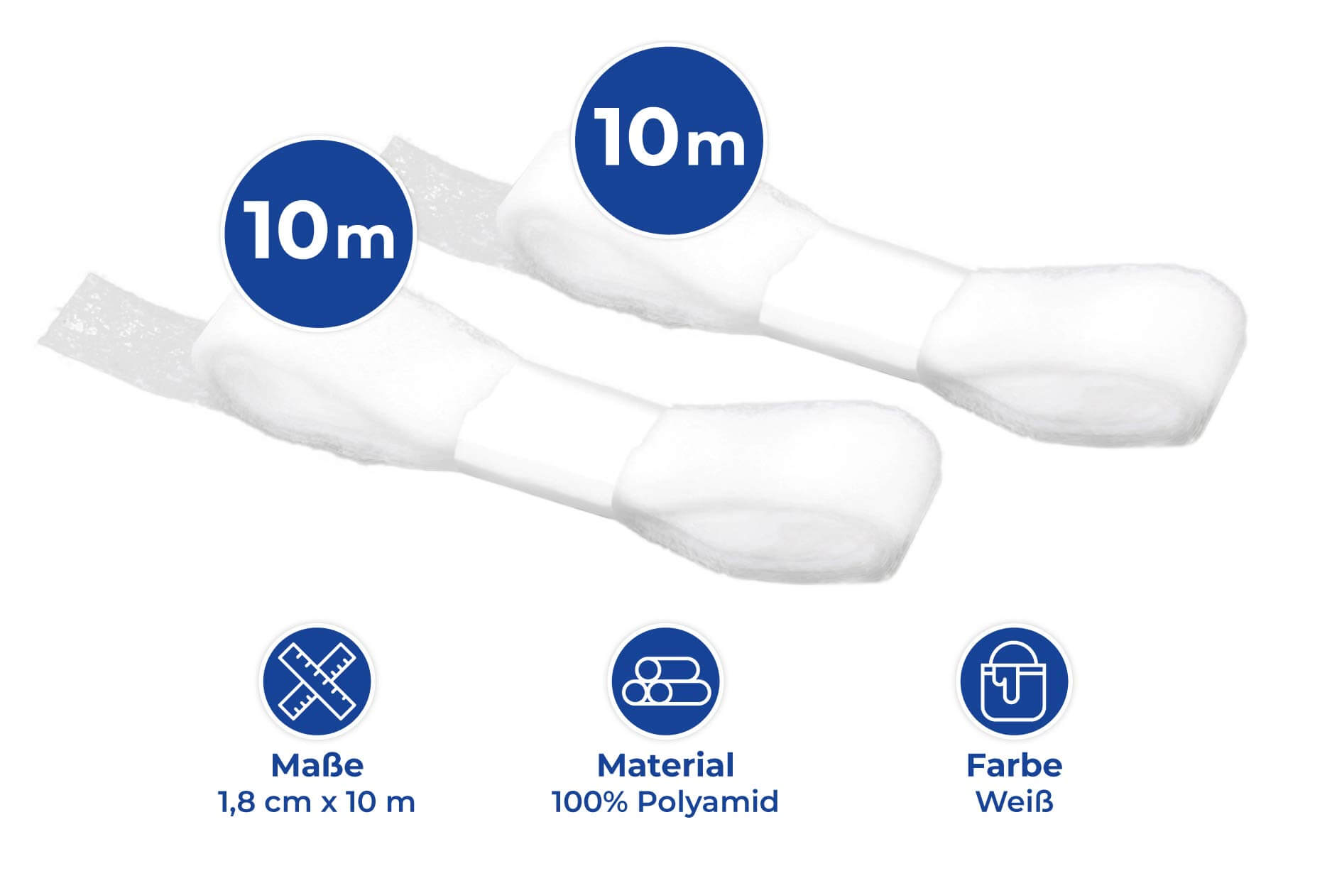 Saumband zum Anbügeln 2er Set, 10 m Saumband zum Anbügeln 2er Set, 10 m