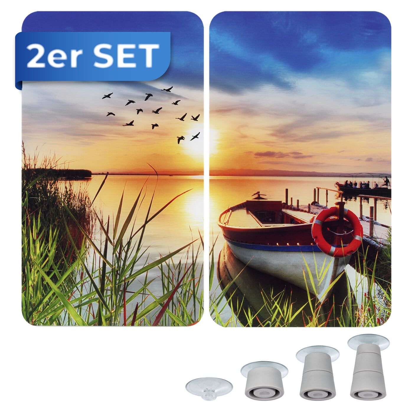 Abdeckplatte Universal 2er IDYLLE AM SEE