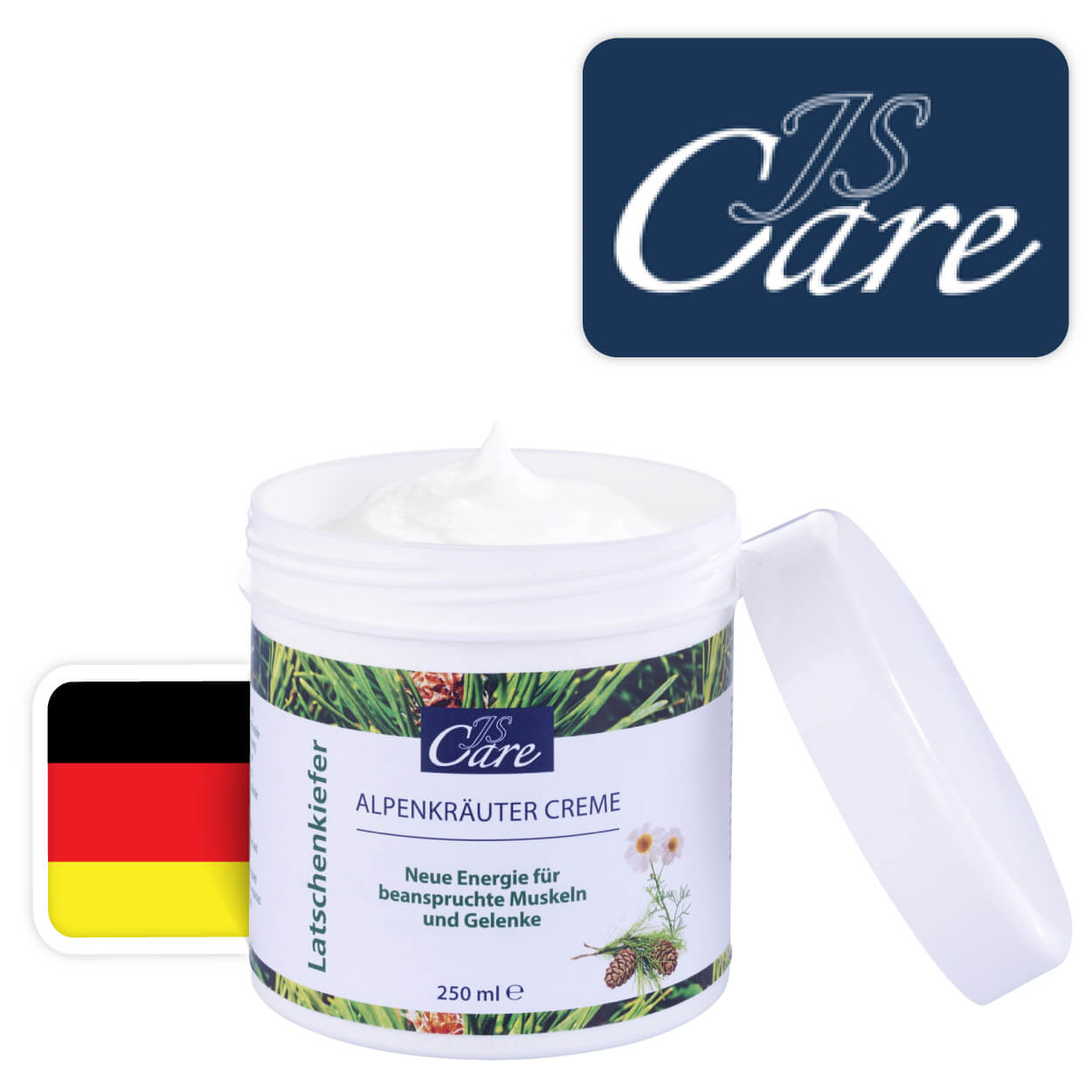 JS Care Latschenkiefer Alpenkräuter Creme, 250 ml