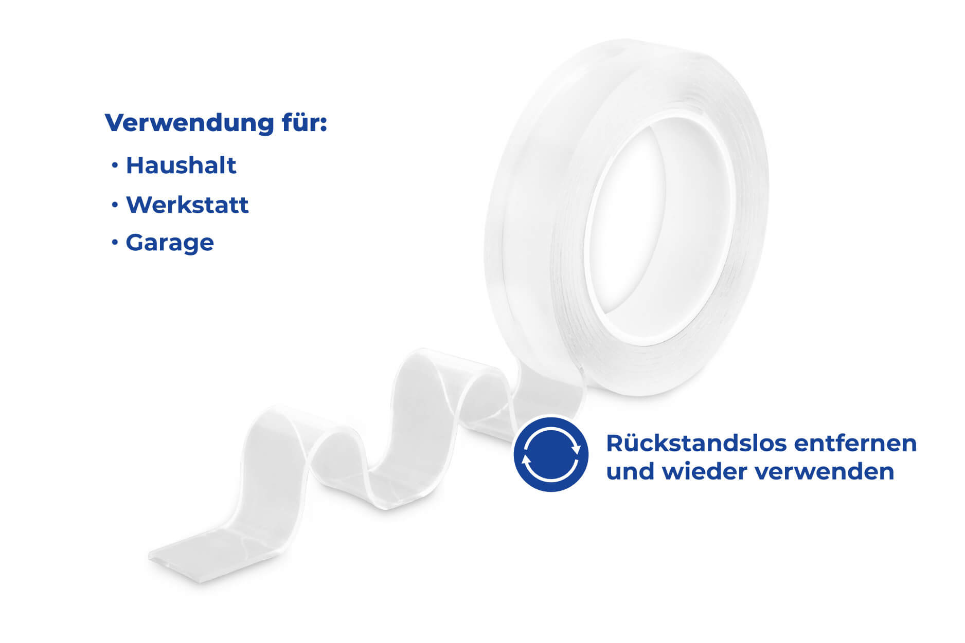 High Tech Doopelklebeband extra stark, 3 Meter