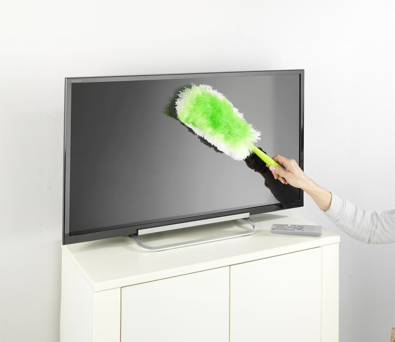 Staubwedel inkl. Teleskopstiel knickbar 2in1