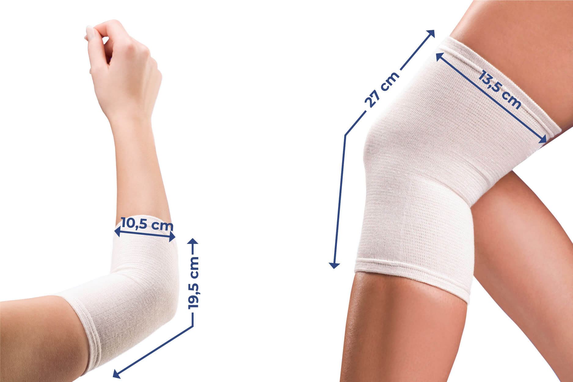 Wärmende Kupferbandage Set L/XL