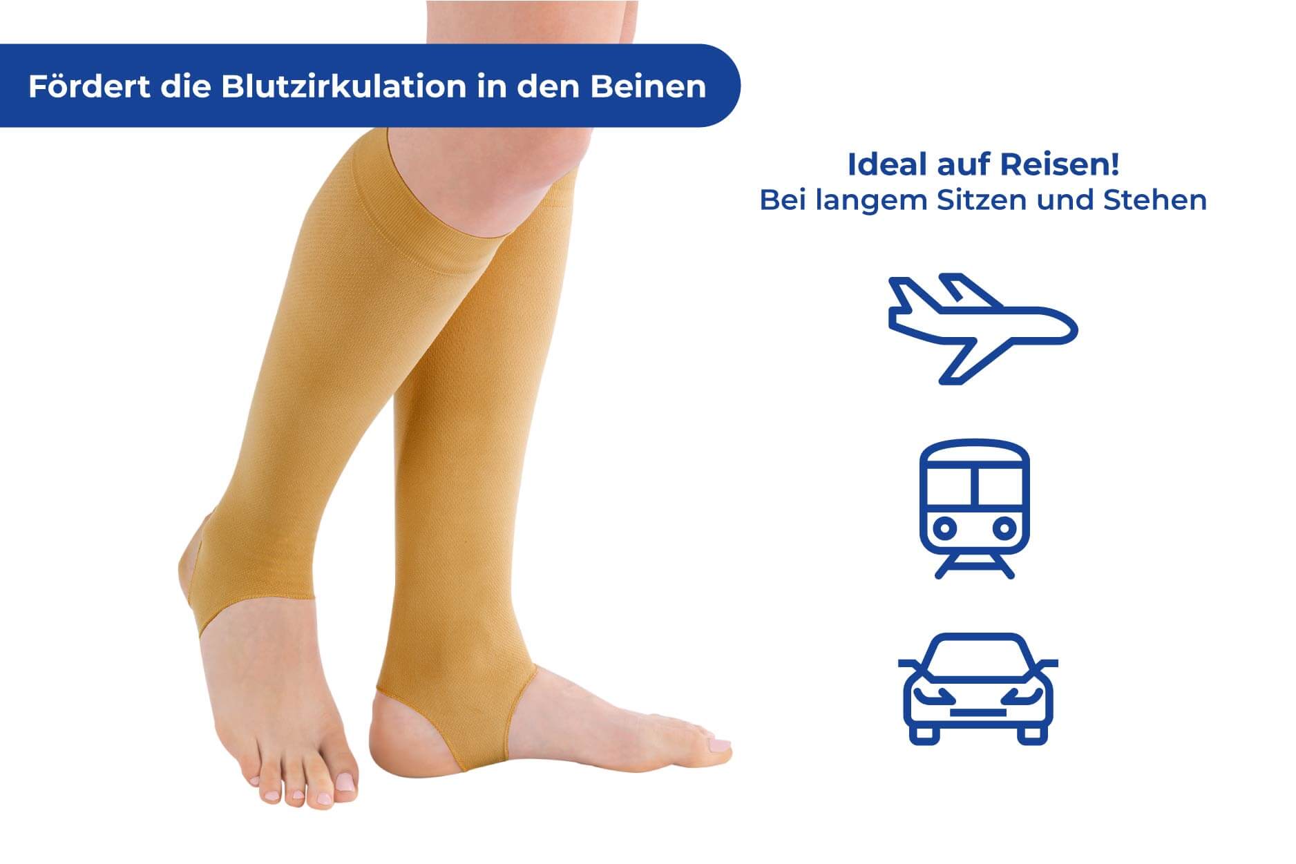 Stützstrümpfe hautfarben, Gr. L Stützstrümpfe hautfarben, Gr. L