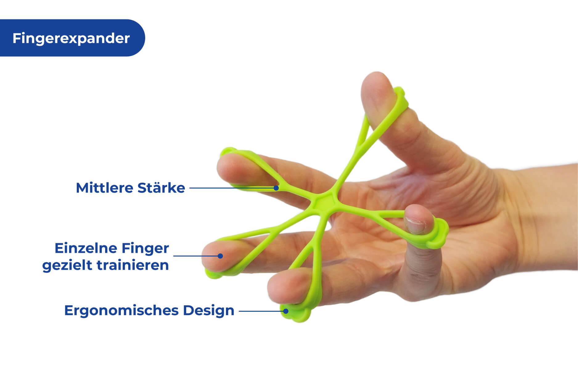 Hand-& Fingertrainings-Set für mehr Griffkraft und bessere Motorik