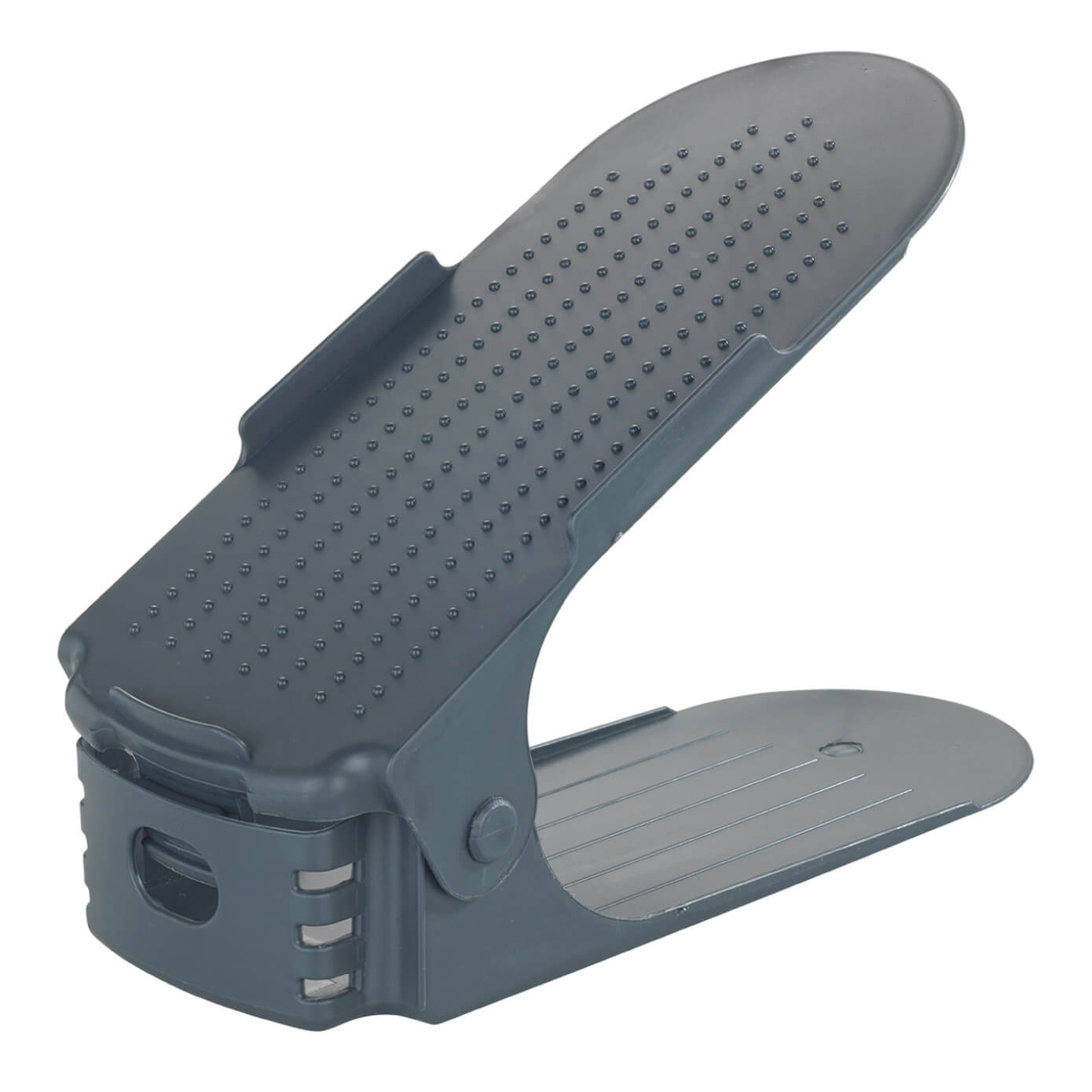Schuhhalter höhenverstellbar grau 8er Schuhhalter höhenverstellbar grau 8er