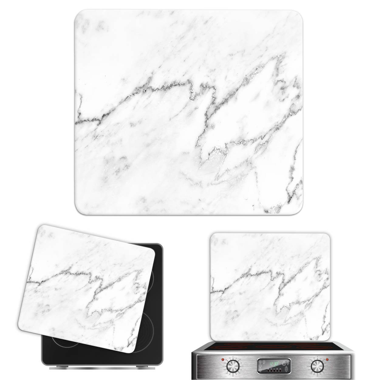 Multi-Platte Marmor, für Glaskeramik Kochfelder, Schneidbrett