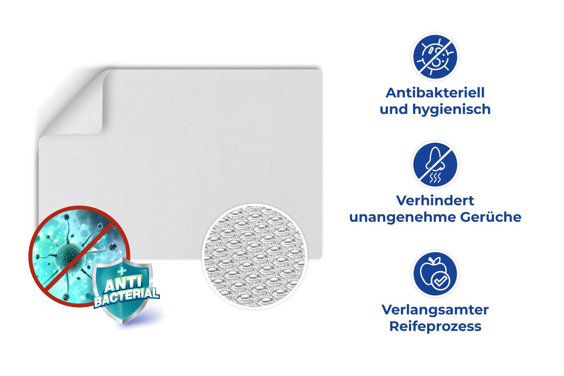 Antibakterielle Kühlschrankmatte 3er Set