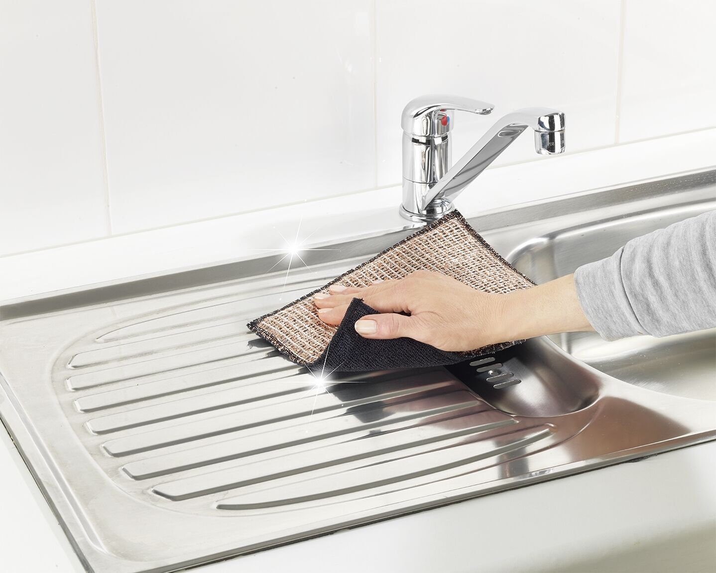 Mikrofaser-Kupfertuch 2in1 2er