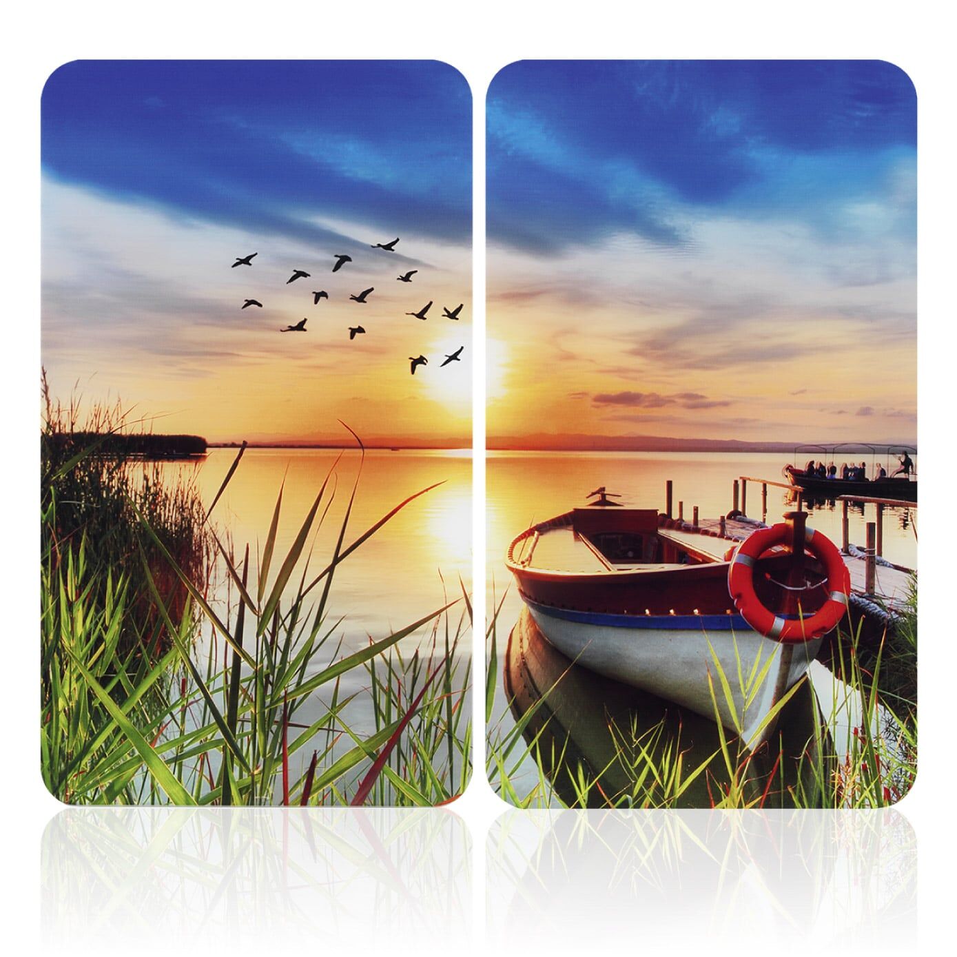 Abdeckplatte Universal 2er IDYLLE AM SEE