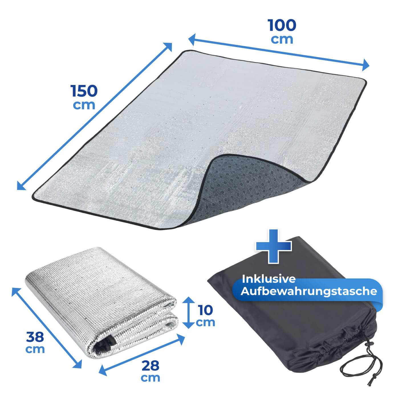 Thermo-Betteinlage, 100x150cm Thermo-Betteinlage, 100x150cm
