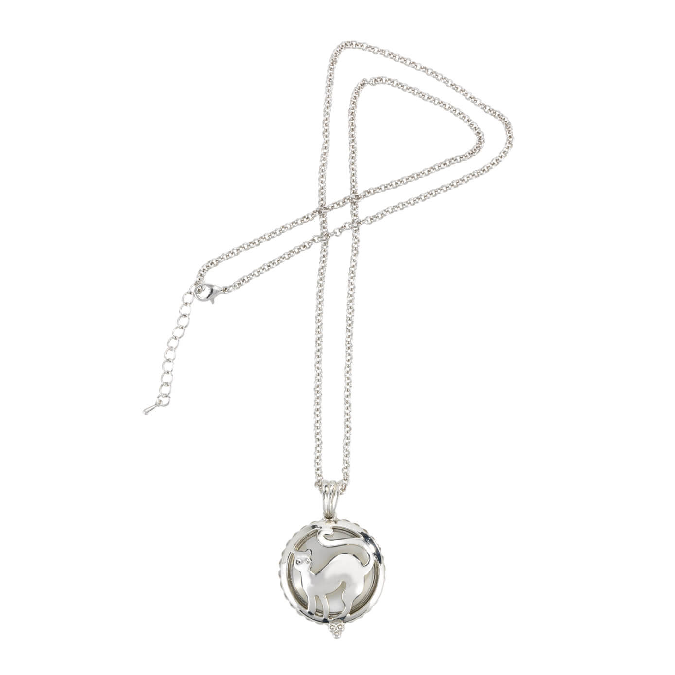 Kette mit Lupenanhänger KATZE Kette mit Lupenanhänger KATZE