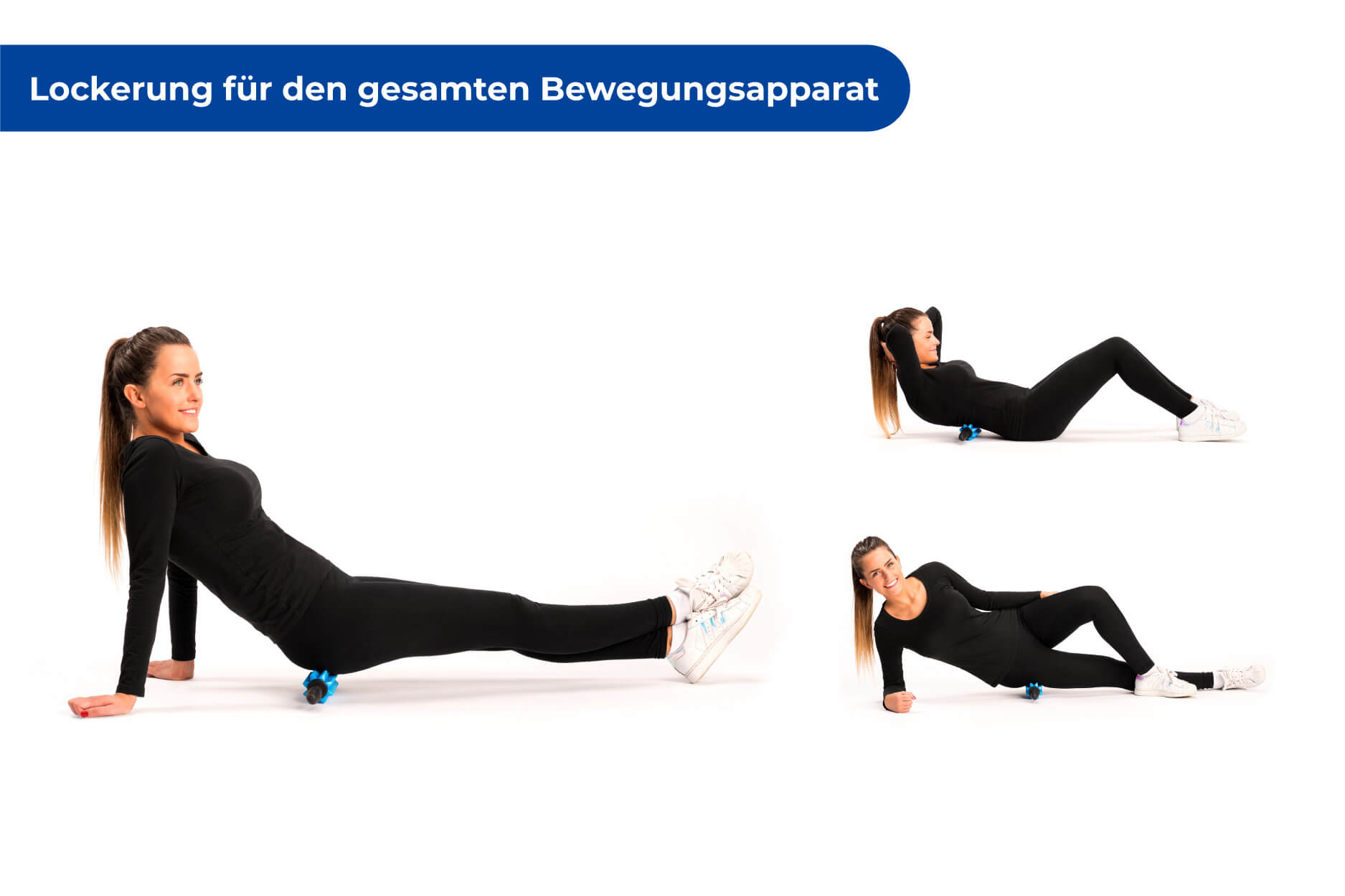 Fitness-Set: Pilates-Ring und Faszien Massagerolle für starke und lockere Muskeln