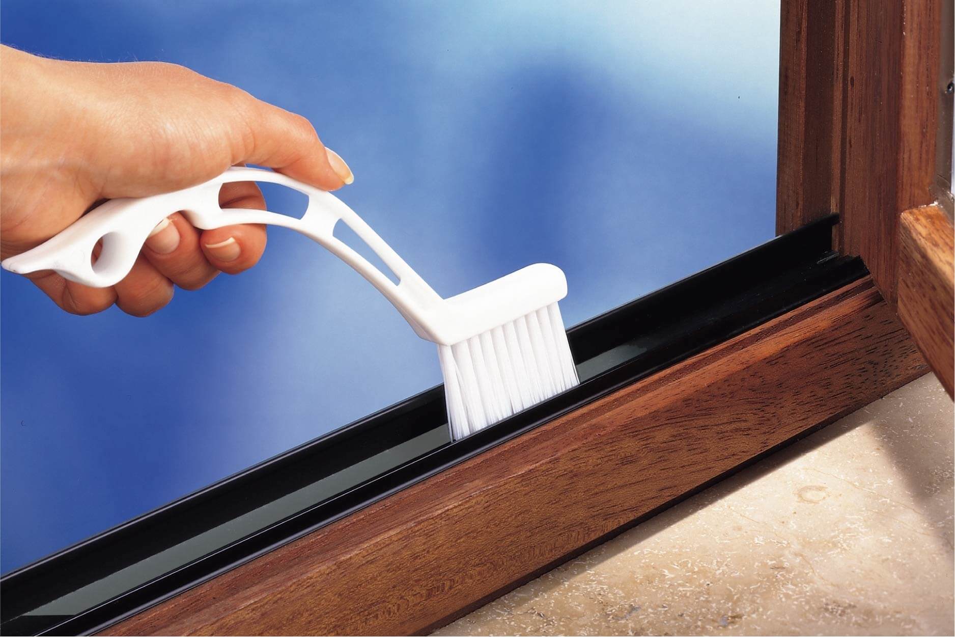 Reinigungsbürste für Tür- & Fensterritzen, 2er-Set