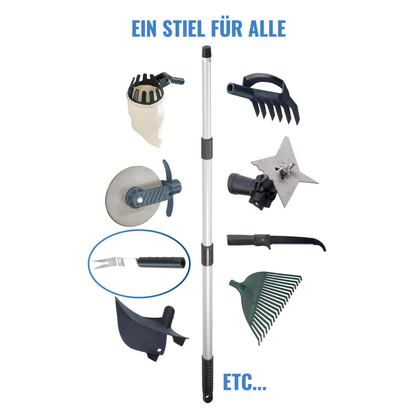 Unkrautstecher inkl. Teleskopstiel Unkrautstecher inkl. Teleskopstiel