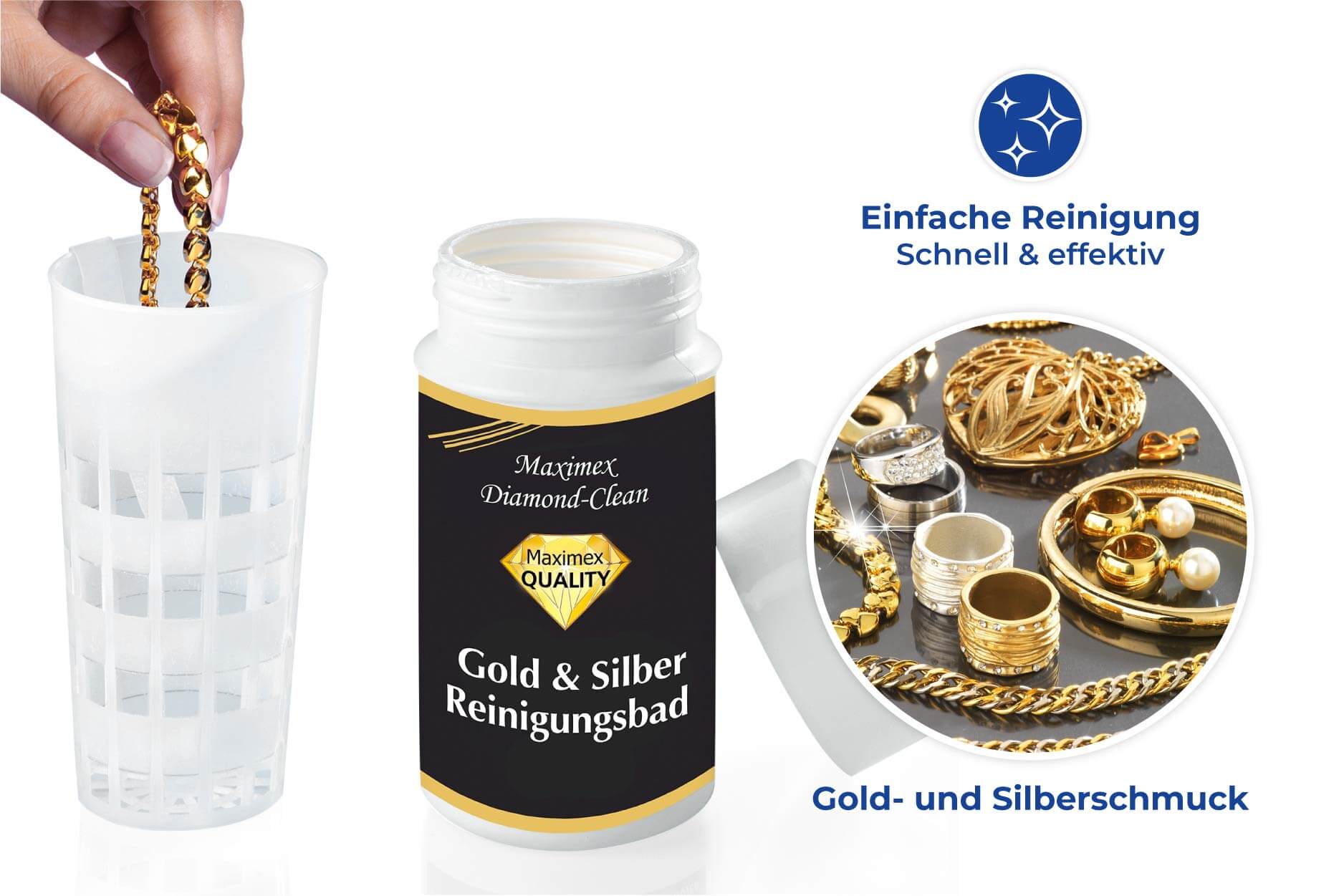 DiamondClean Gold&Silber Reinig.bad375ml DiamondClean Gold&Silber Reinig.bad375ml
