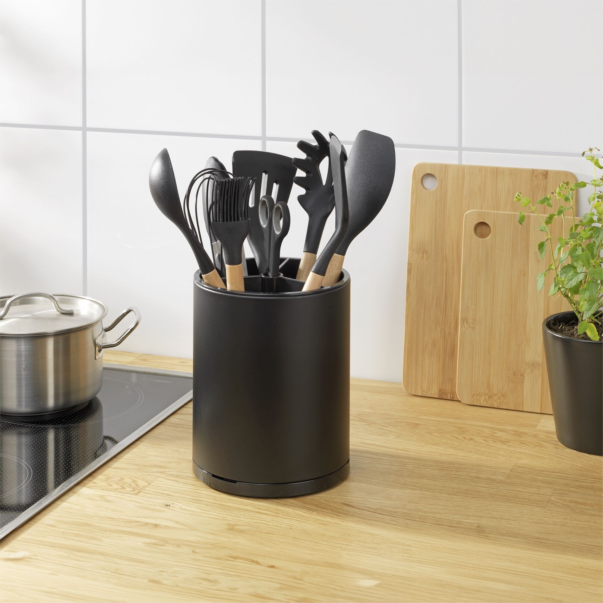 Utensilienhalter Premium XL, schwarz
