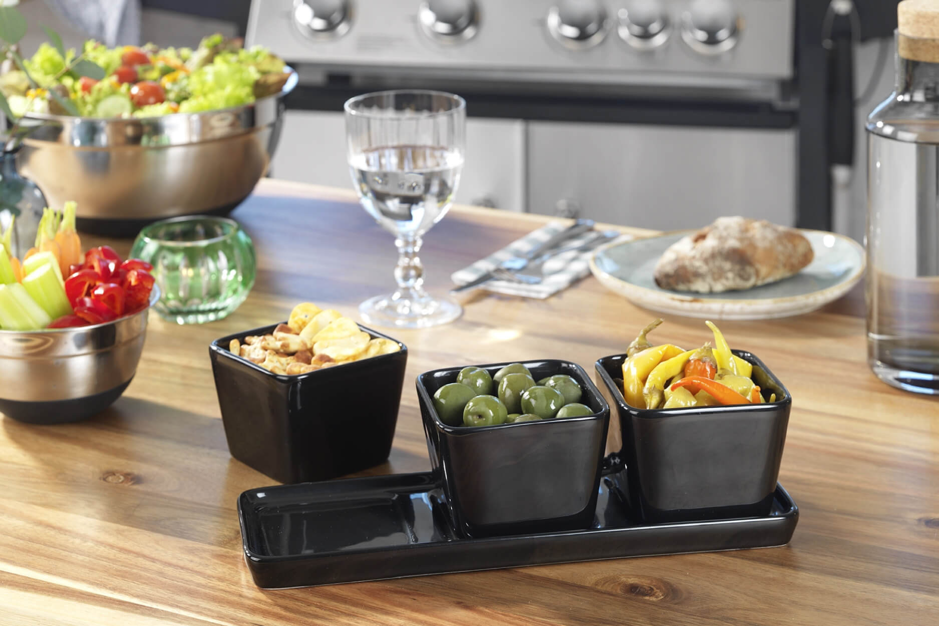 Snack & Dip-Schalen, 4teilig