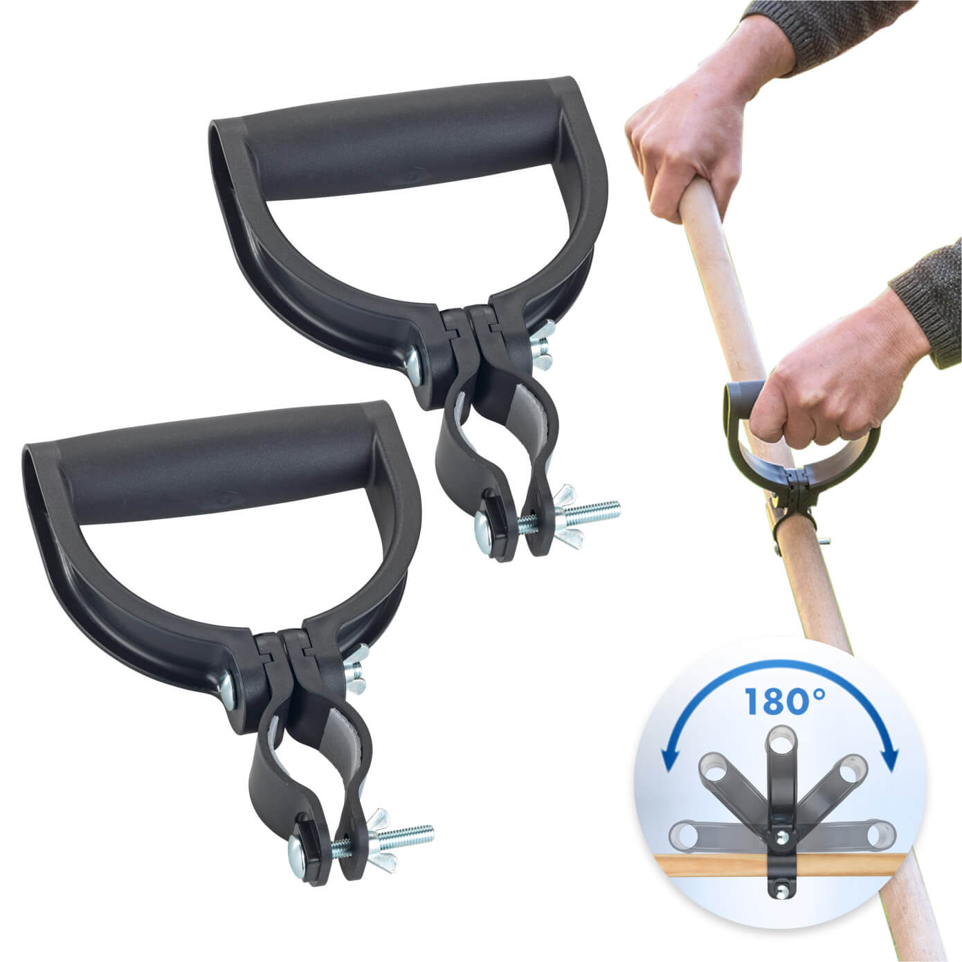 Universal-Griff ergonomisch 180°,2er Universal-Griff ergonomisch 180°,2er