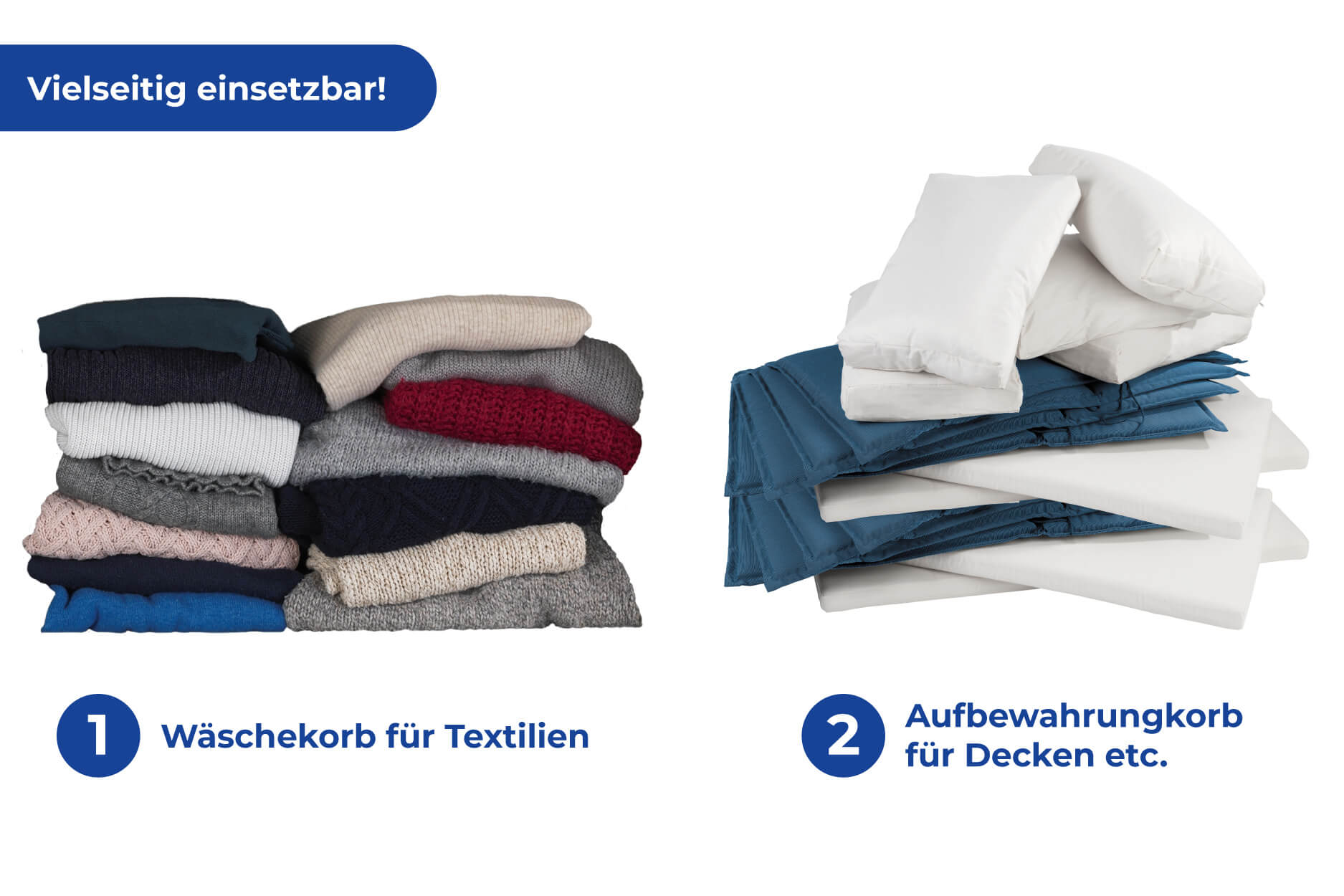 Wäschesammler Pfingstrose, Polyester, 55 L Wäschesammler Pfingstrose, Polyester, 55 L