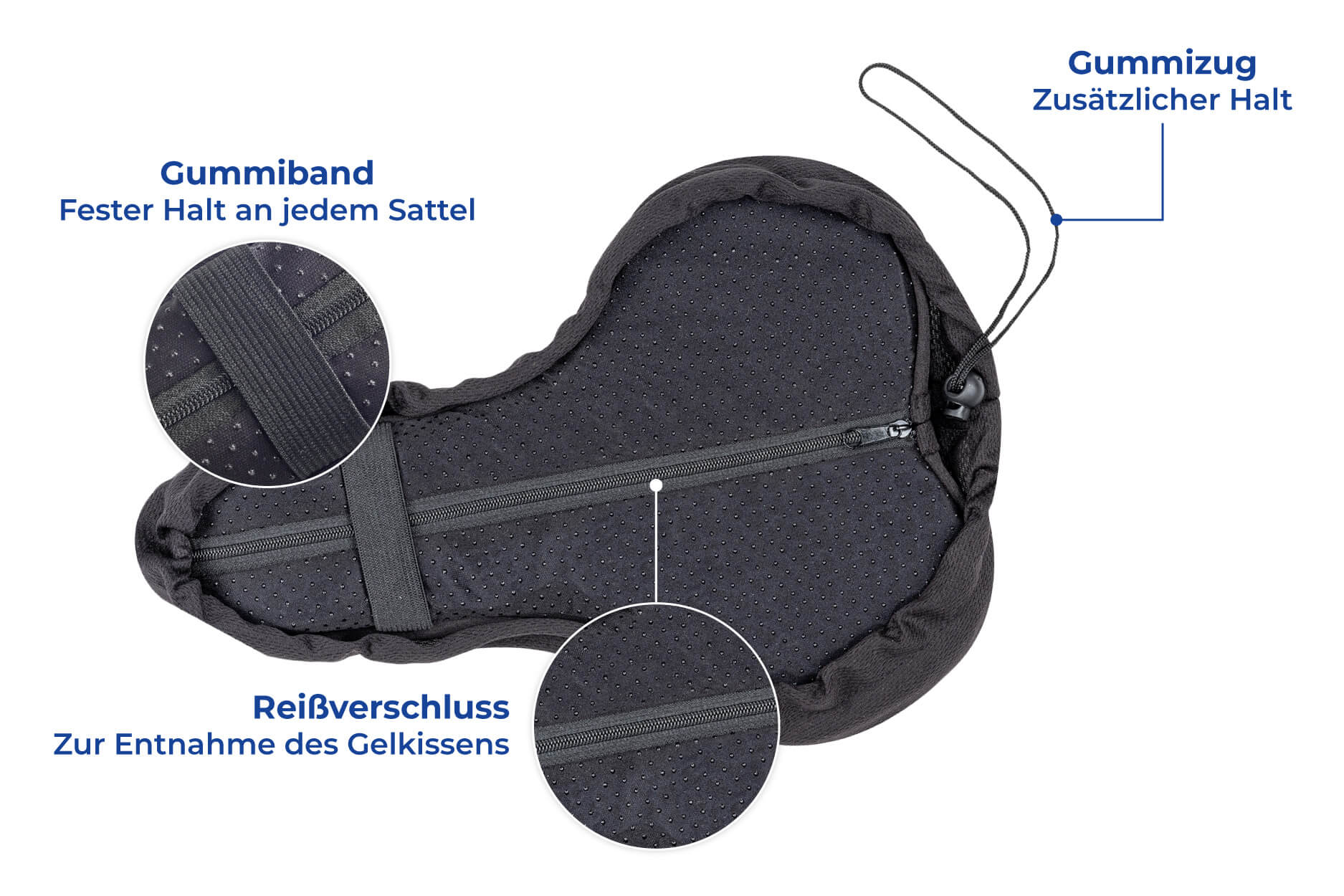 Gel-Sattelbezug Comfort