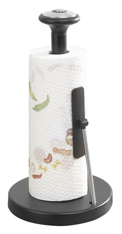 Küchenrollenhalter Premium, schwarz