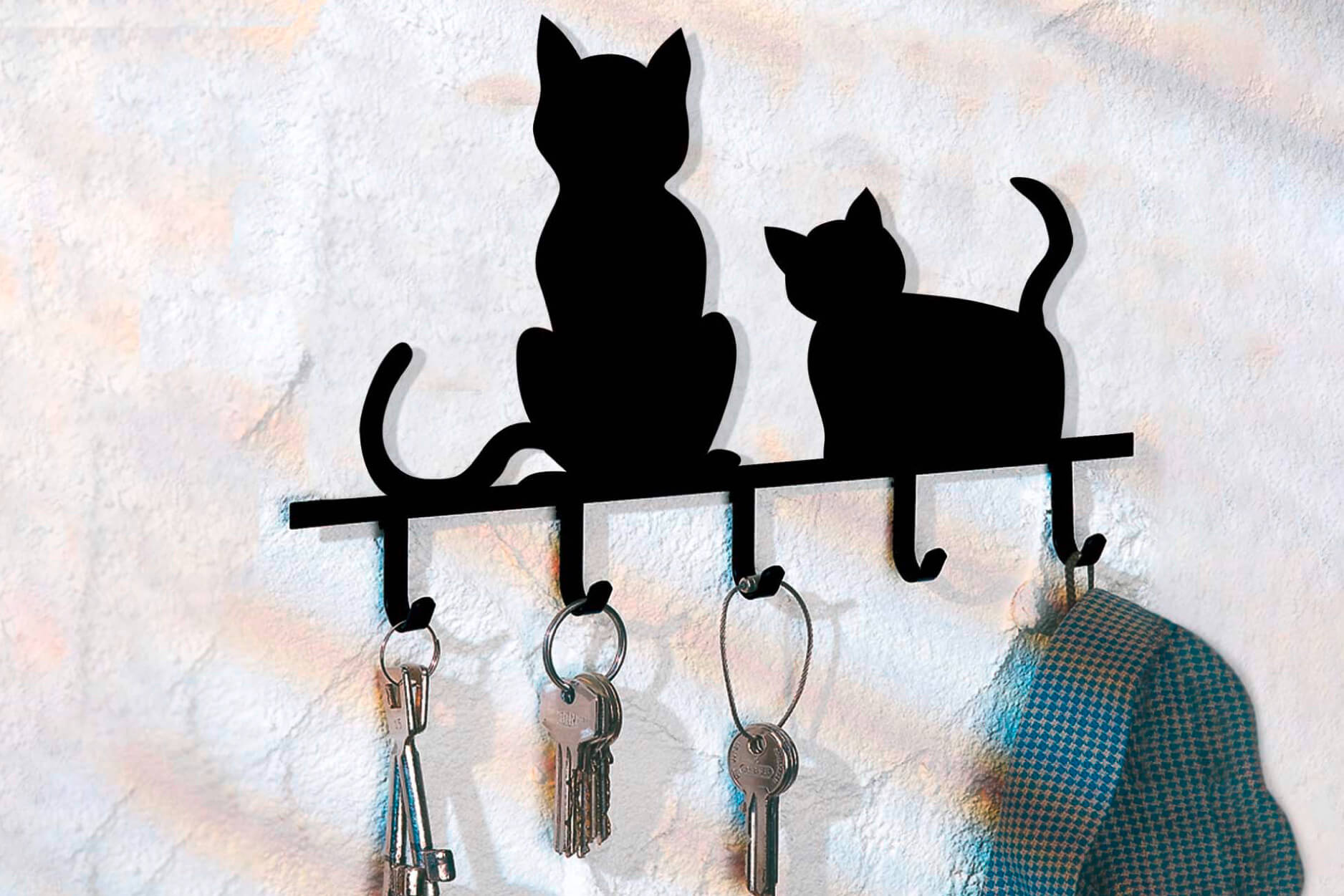 Schlüsselboard Katzen
