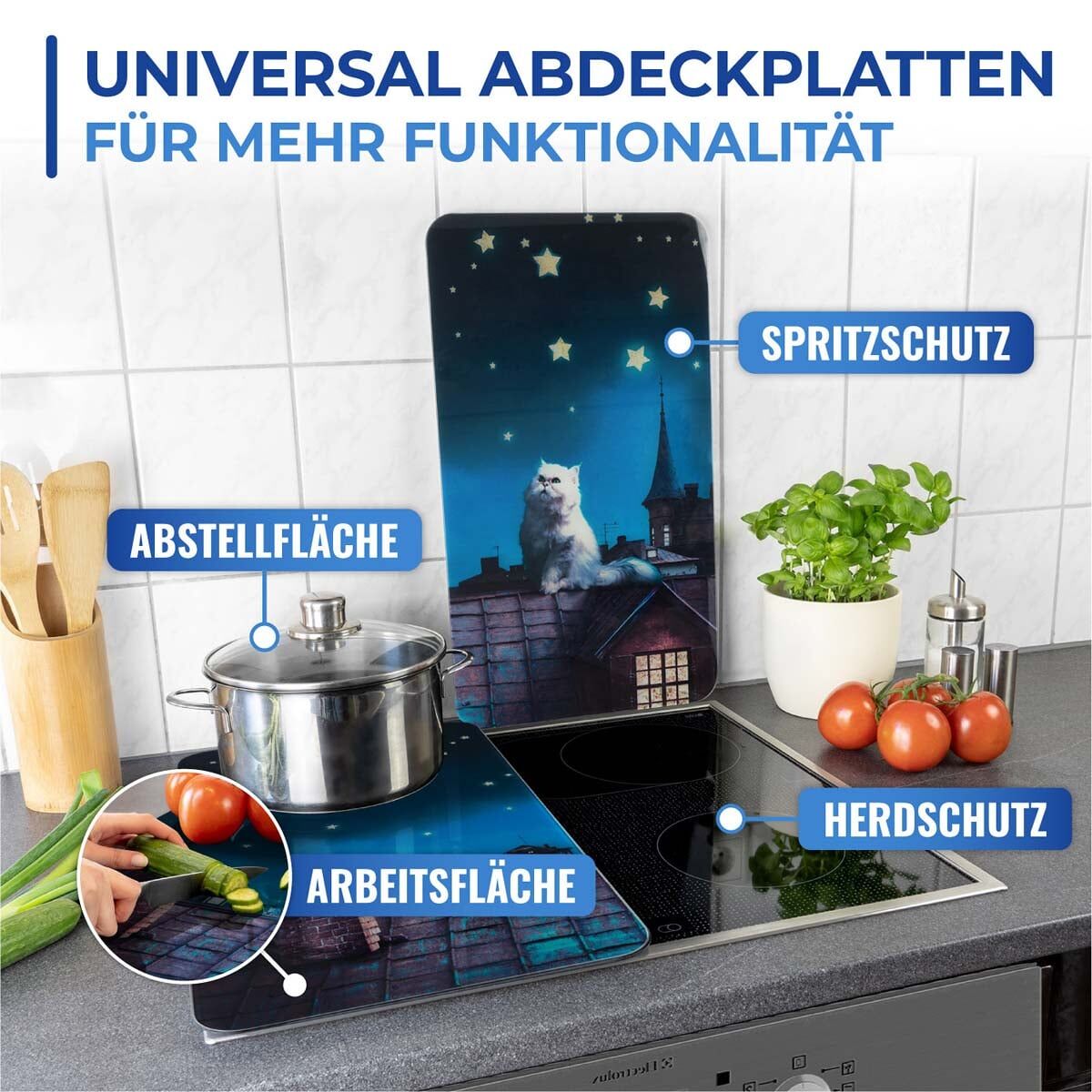 Abdeckplatte Universal 2er MOON CAT Abdeckplatte Universal 2er MOON CAT