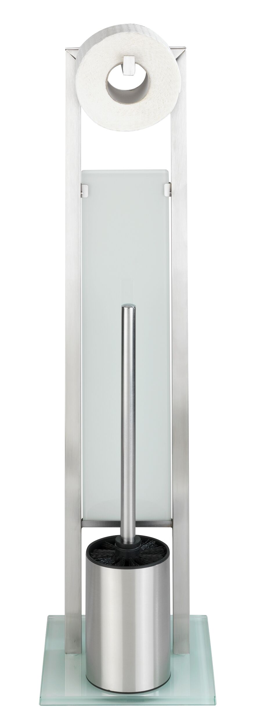 Stand WC-Garnitur Rivalta Edelstahl matt Stand WC-Garnitur Rivalta Edelstahl matt