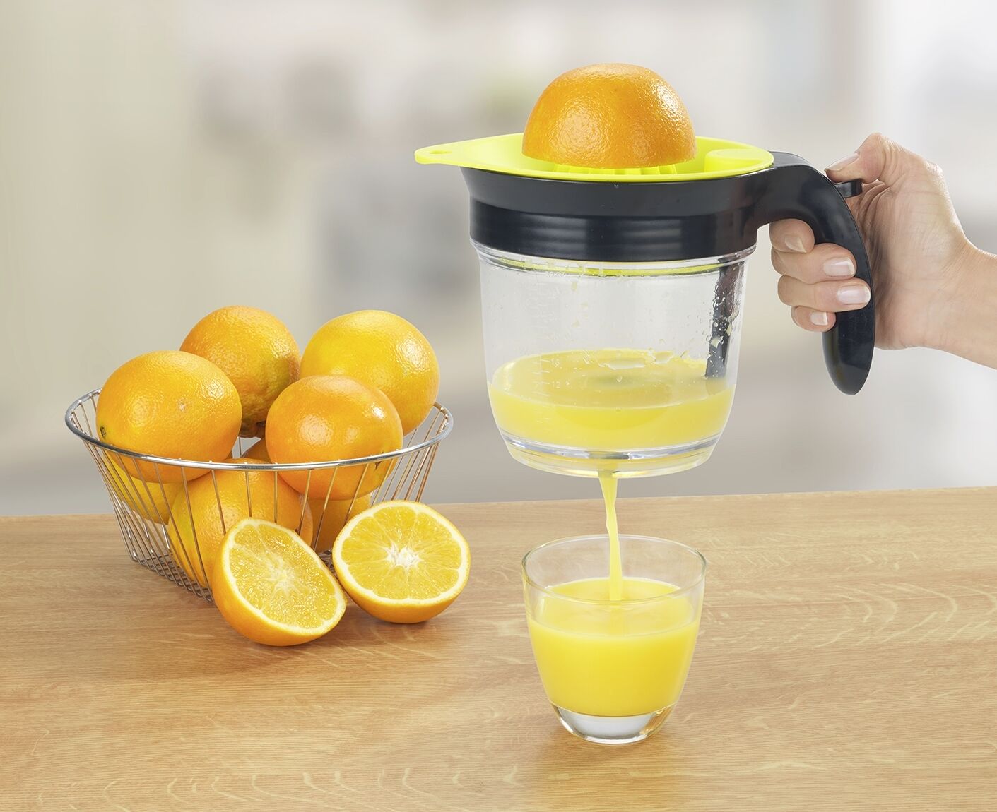 Fettabscheider, Zitruspresse & Messbecher 3in1
