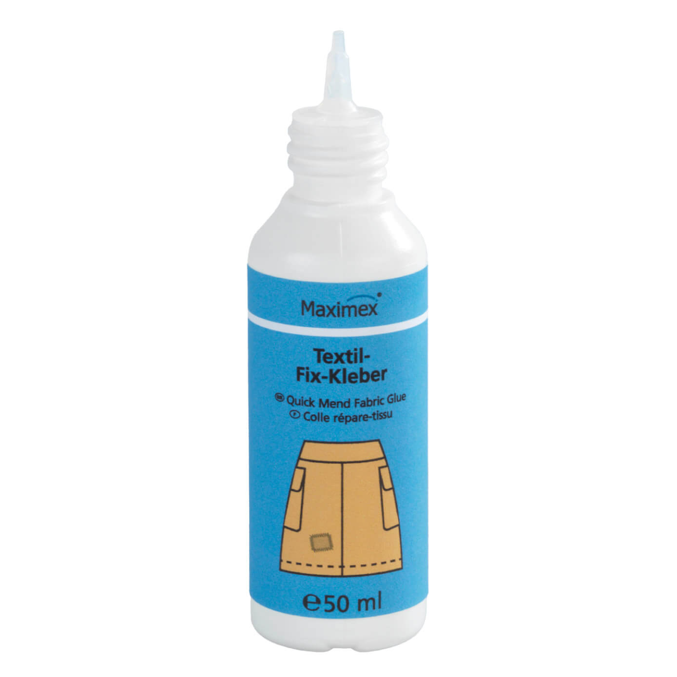 Textil-Fix Textilkleber waschmaschinenfest, 50 ml Textil-Fix Textilkleber waschmaschinenfest, 50 ml