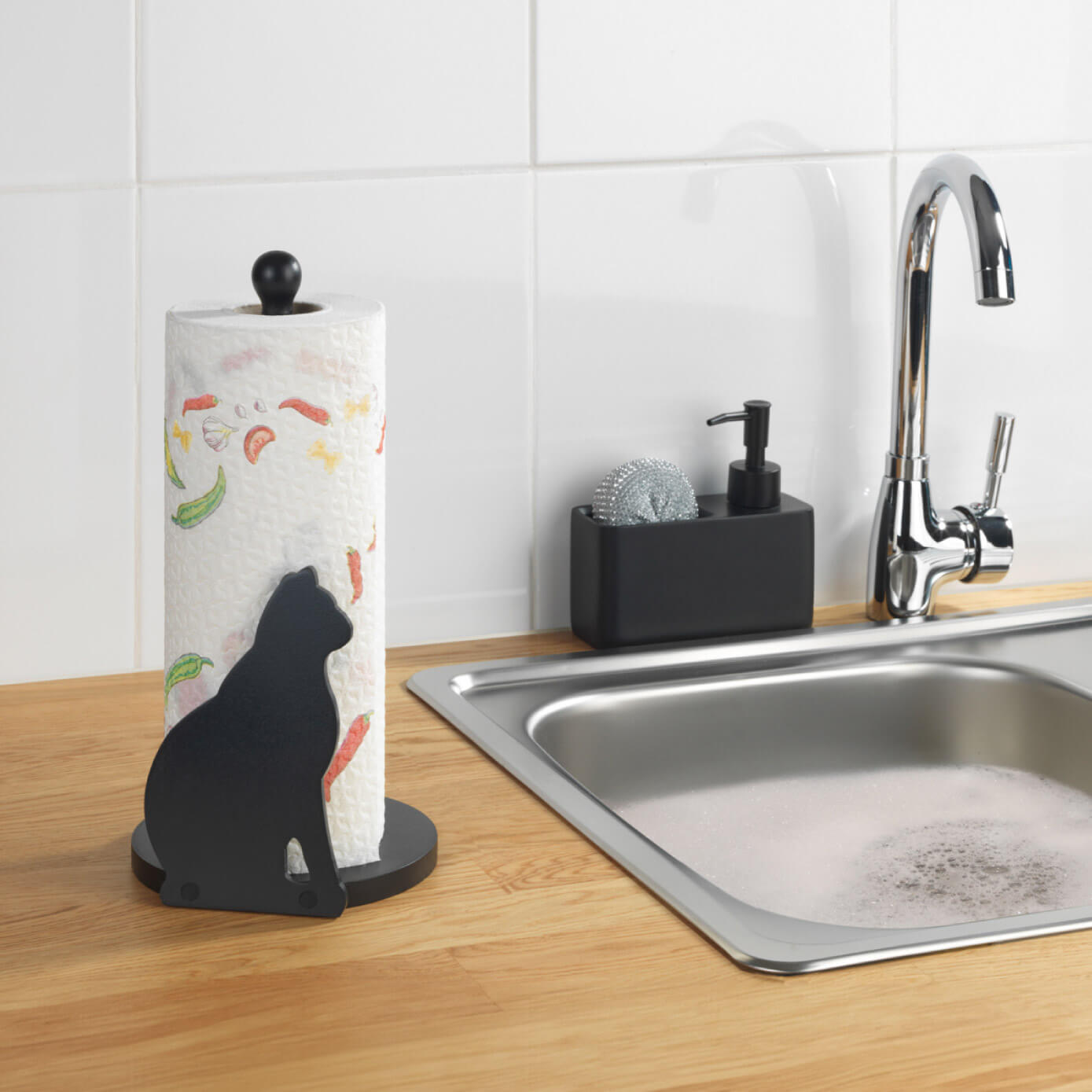 Papierrollenhalter Katze