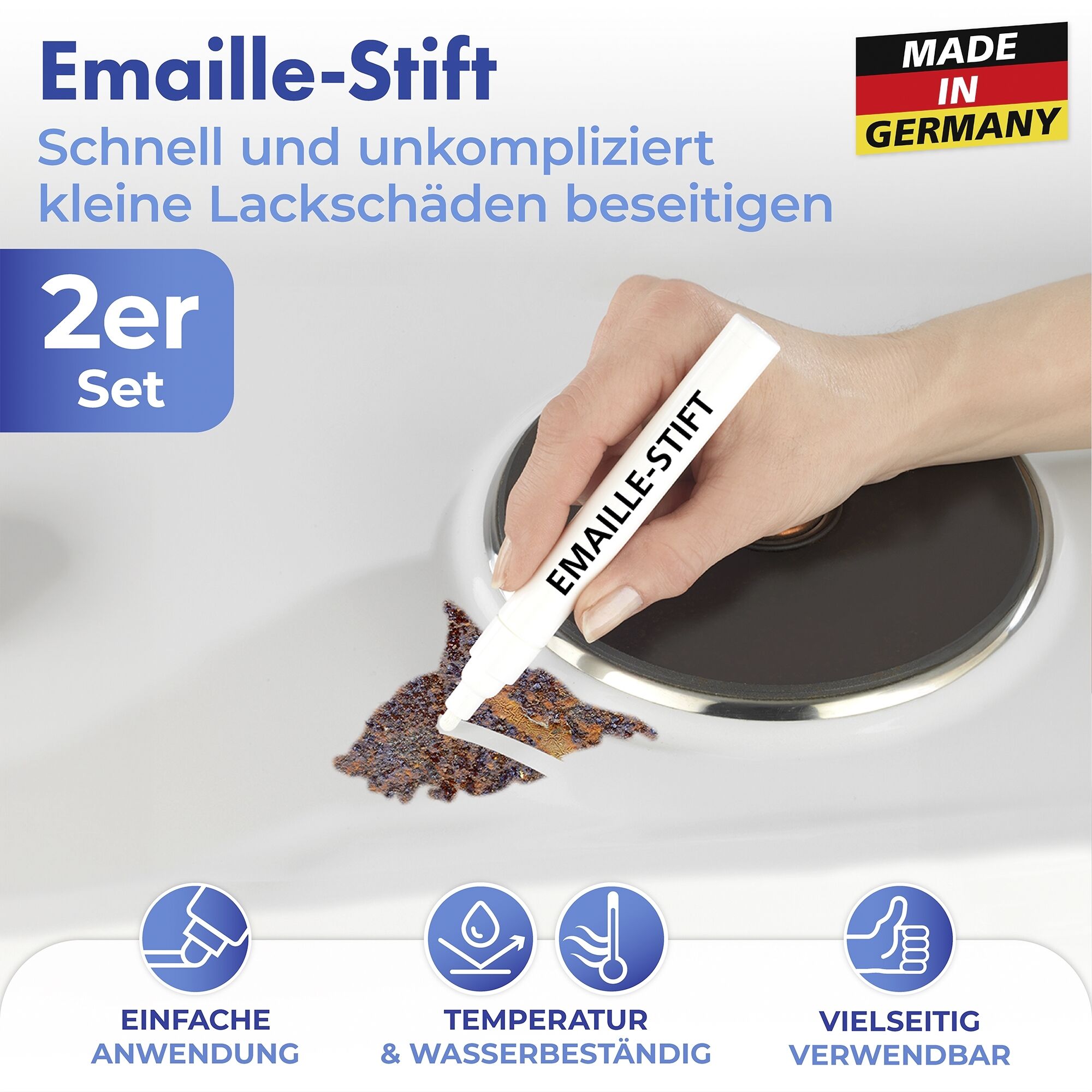 Emaille-Stift 2er Emaille-Stift 2er