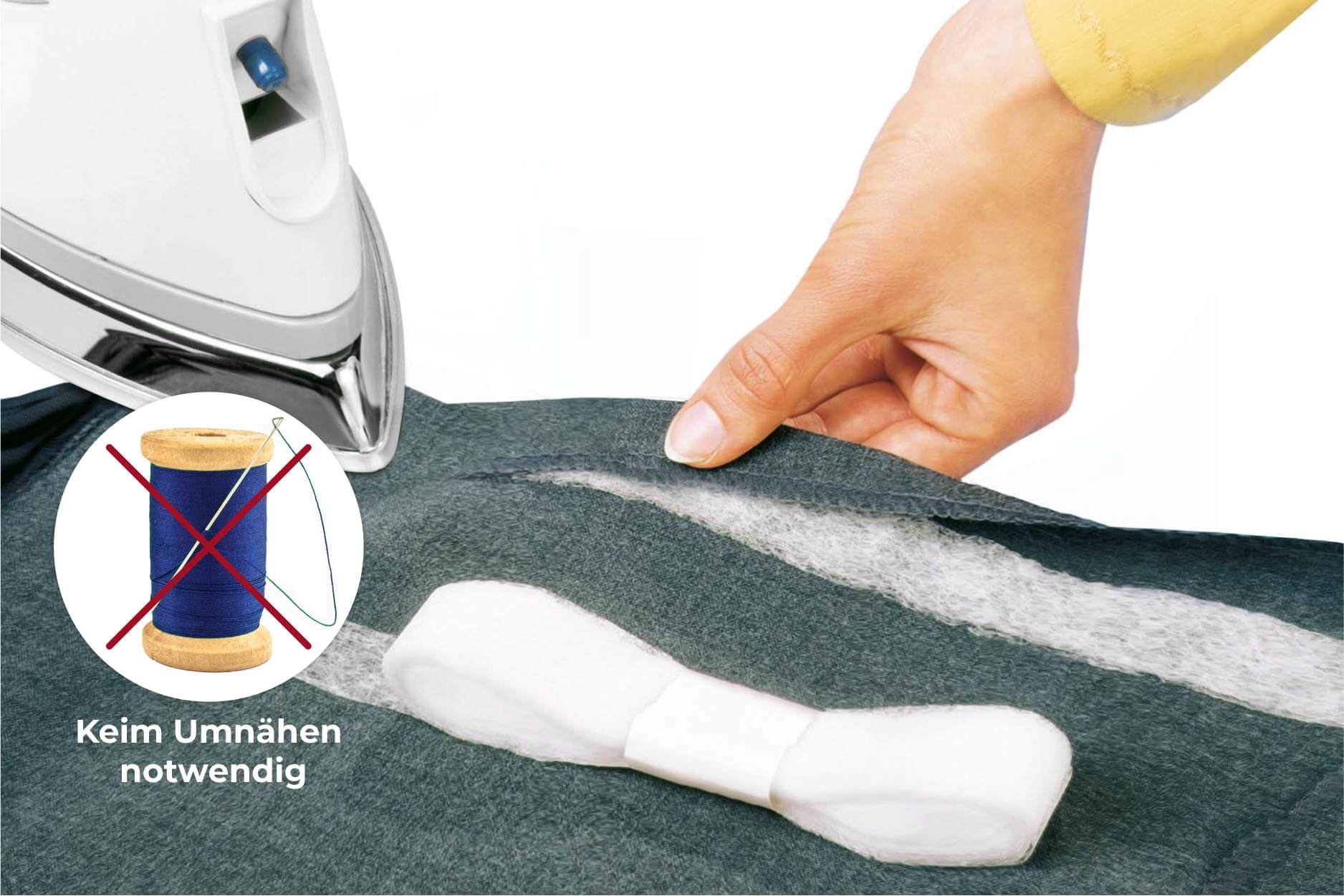 Saumband zum Anbügeln 2er Set, 10 m Saumband zum Anbügeln 2er Set, 10 m