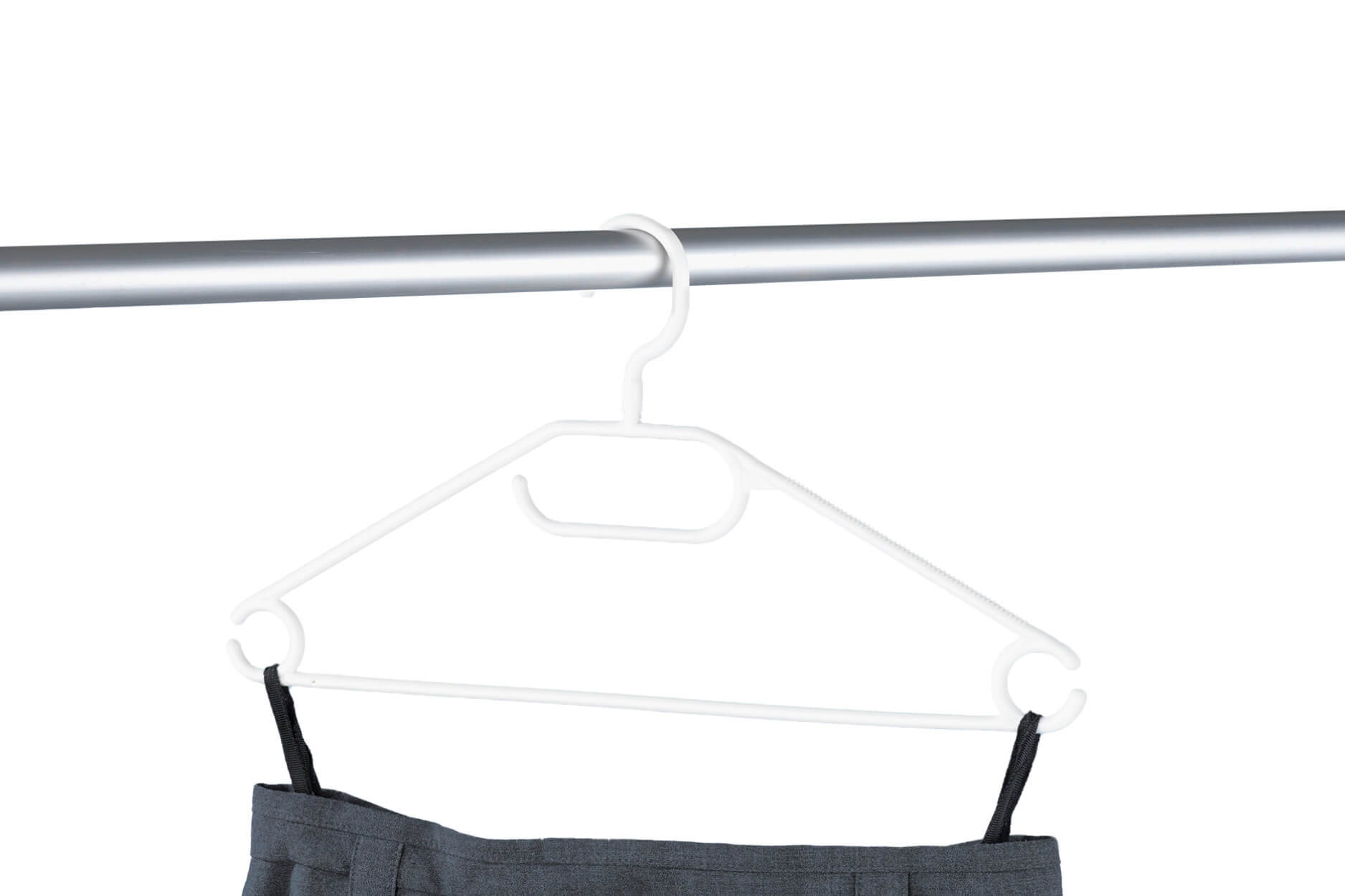 Kleiderbügel Easy weiß, 20er Set