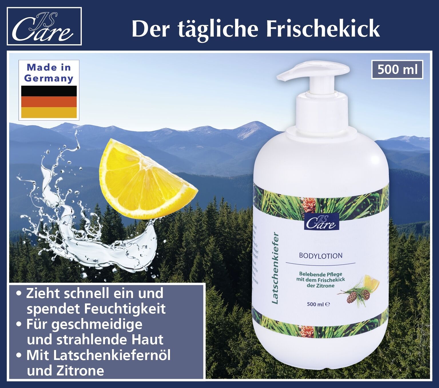 JS Care Latschenkiefer Bodylotion, 500 ml JS Care Latschenkiefer Bodylotion, 500 ml