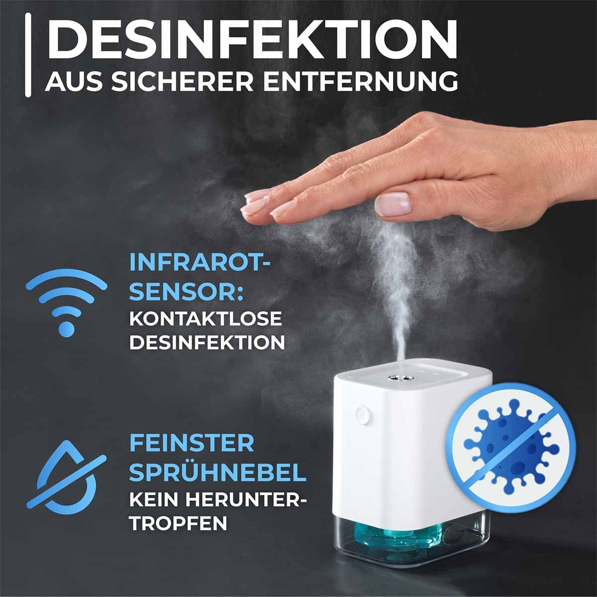 Infrarot Desinfektionszerstäuber