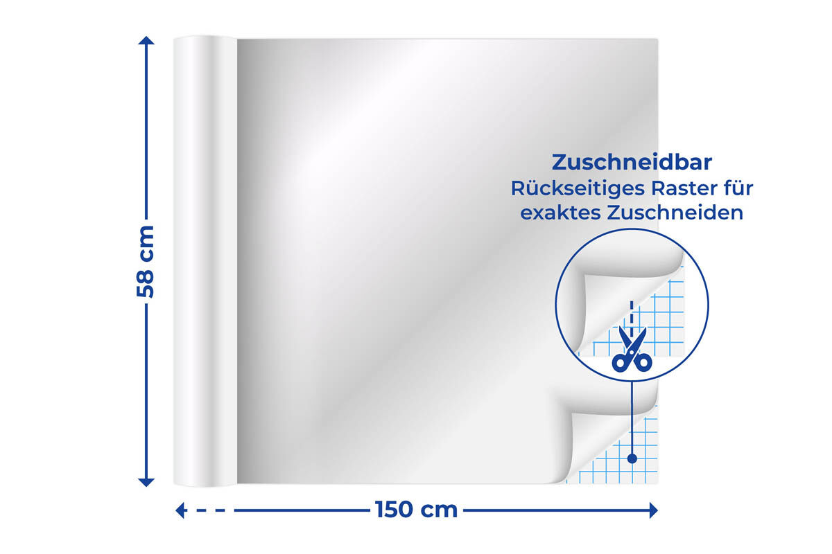 Spiegeleffekt-Folie, 2er Spiegeleffekt-Folie, 2er