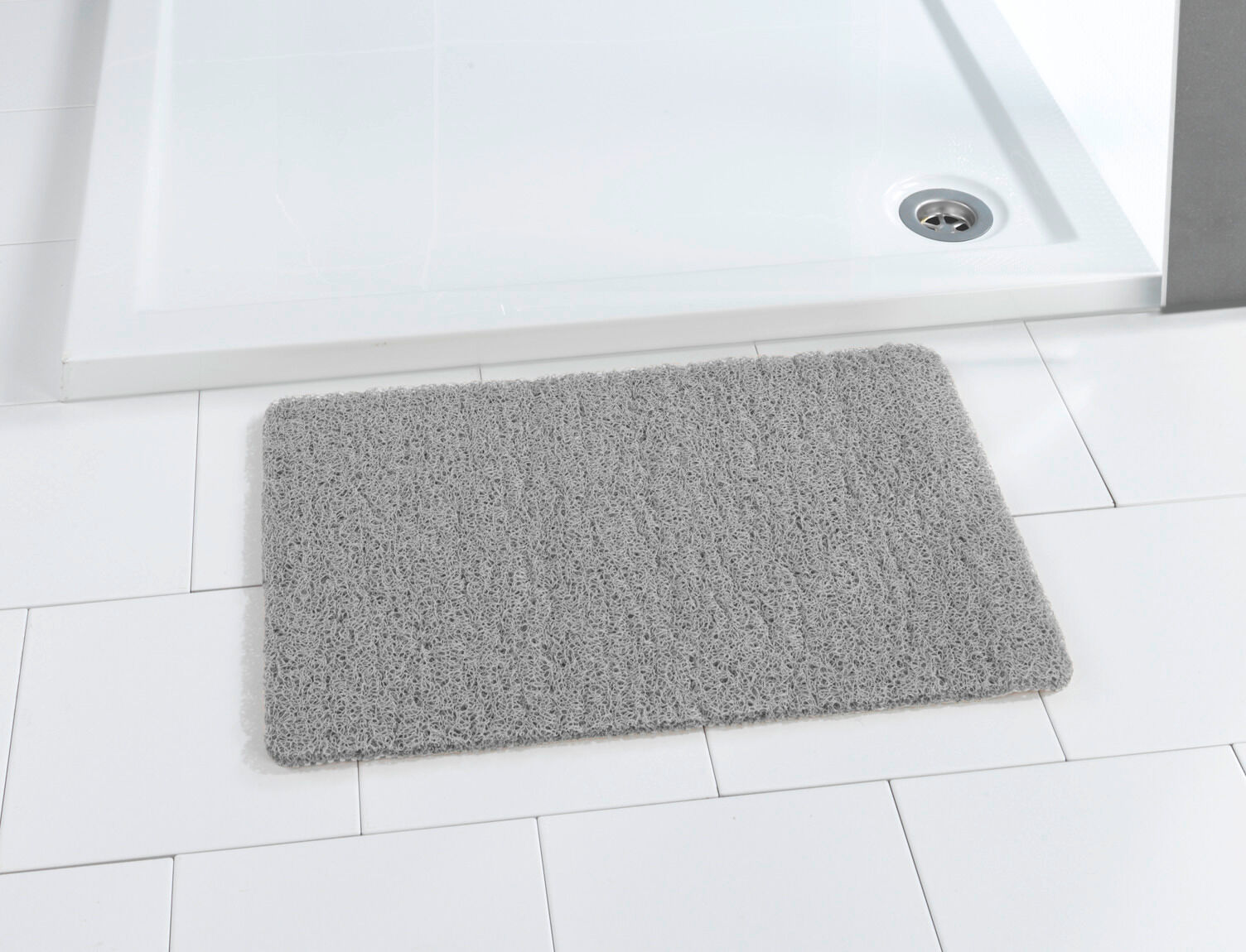 Wellness Duschmatte, grau 60x40 cm Wellness Duschmatte, grau 60x40 cm