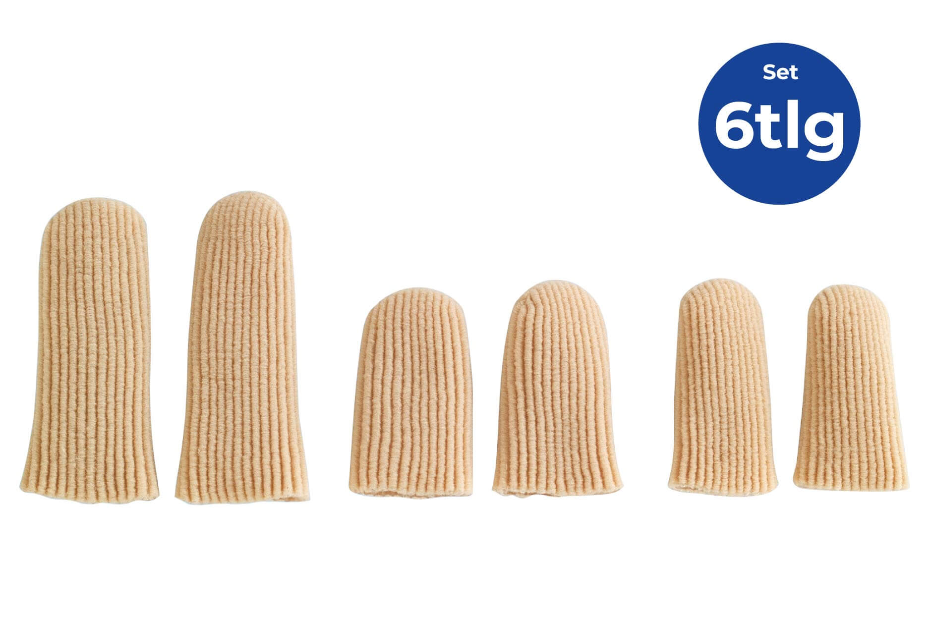 Finger-& Zehenschutz Soft 6tlg. Finger-& Zehenschutz Soft 6tlg.