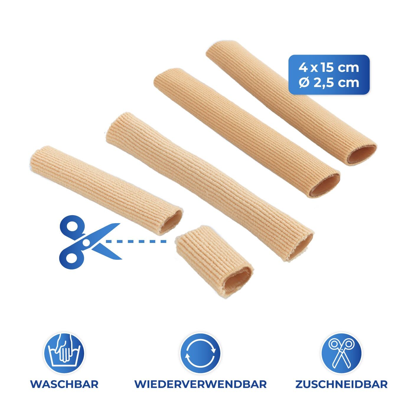 Zehenschutz Soft 4er Set