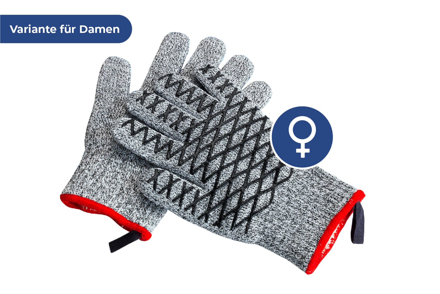 Hitzebeständige Handschuhe mit Schneidschutz, Damen