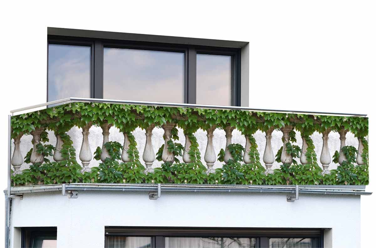 Balkon-Sichtschutz Efeu-Zaun